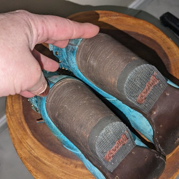 Ferrini womens booties - Turquoise - Size 8 1/2 - Picture 7 of 16